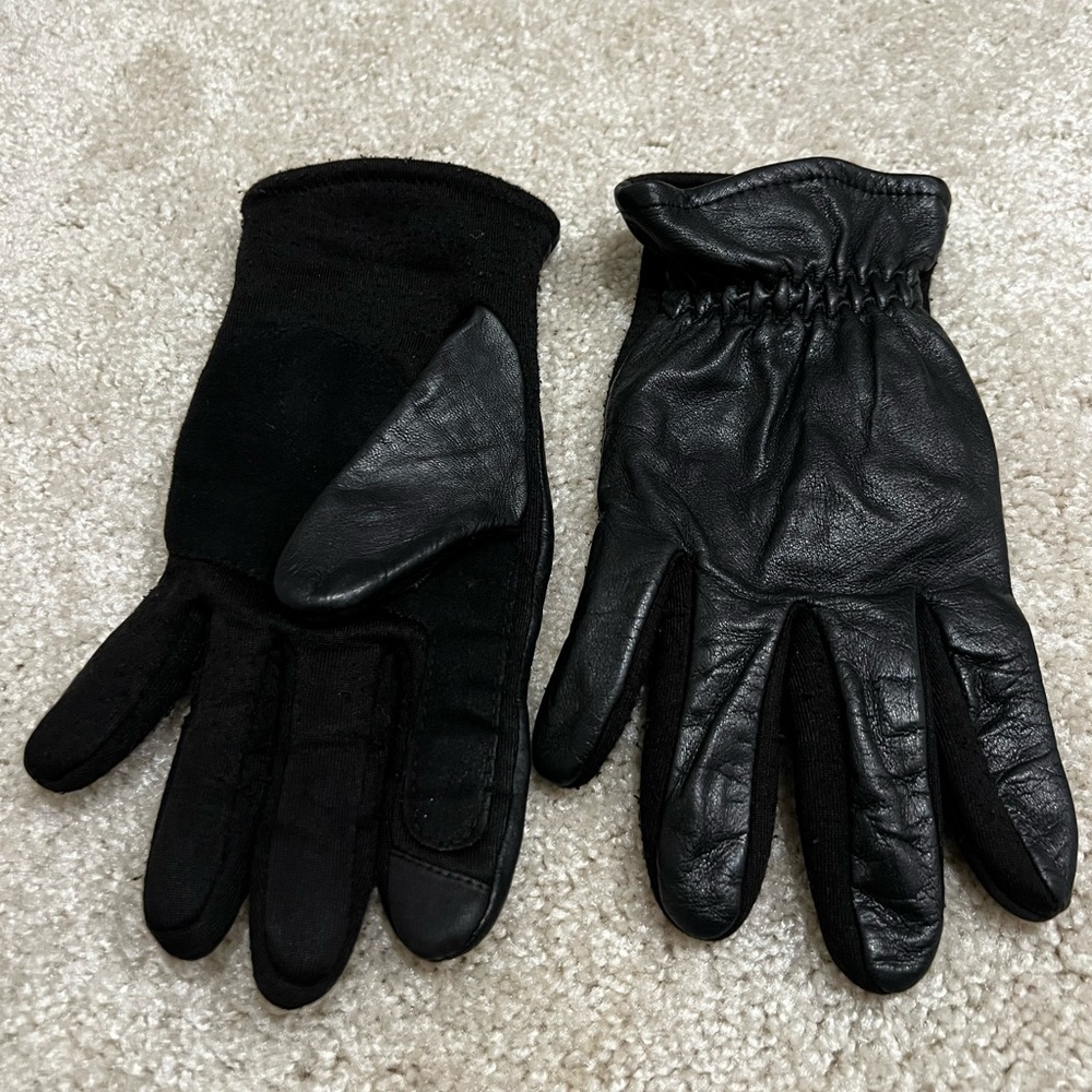 Men’s Black Leather Gloves